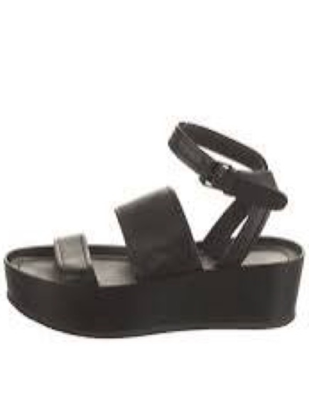 Vince Vienna Open Toe Leather Platform Sandals  good shape 8